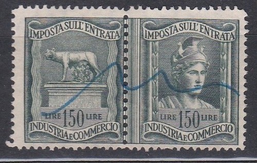 Italia 1946 marca da - italia, bollo