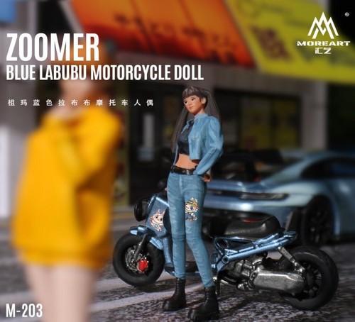 Moto zoomer con figurina - moto,