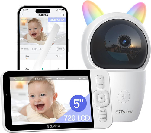 Lcd baby monitor video - 2k/5,0",