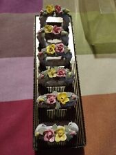  6 Portatovaglioli Ceramica