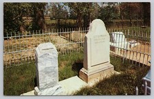 Taos New Mexico Kit Carson's Grave Soldier General Postcard Petley 1322