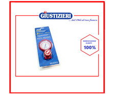 GRUPPO MANOMETRO RICARICA GAS  R22 R134 R410 R407 VALUE A.P. ROSSO COMPLETO