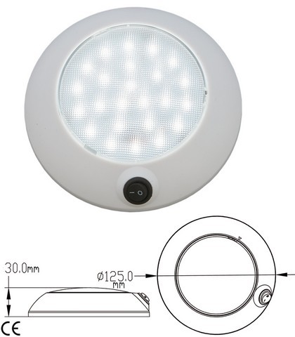 Plafoniera led luce calda - a, 24
