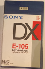 1 VHS Sony DX - E-105