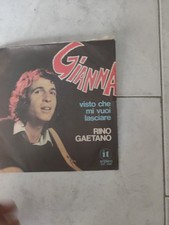 45 GIRI RINO GAETANO  "GIANNA/VISTO CHE MI VUOI LASCIARE" ZBT 7086  CopertaRotta