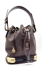 Piero Guidi secchiello donna Vintage lineabold  Pelle Handbag bourse made italy