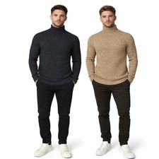 Maglione uomo collo alto in