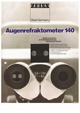 Rifrattometro Oculare  Carl Zeiss 140 -Augenrefraktometer Zeiss 140