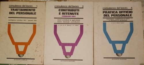 Consulenza del lavoro libri - del, 3