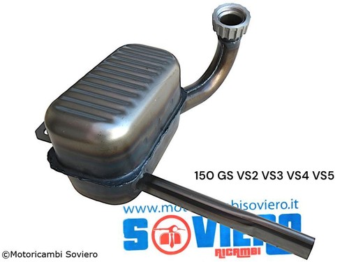 Marmitta per vespa 150 vs2 - 150,