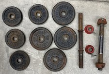 Bilanciere vintage Weider pesi