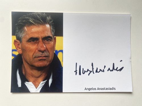 Autografo angelos anastiasidis - autografo,