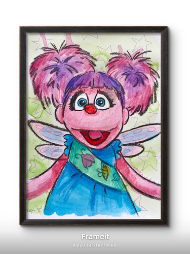 Quadro originale abby cadabby - originale,