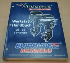 Johnson EVINRUDE 25 35  1995 Outboards Außenbordmotoren Werkstatthandbuch OMC