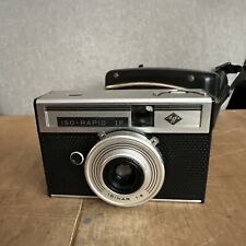 Macchina fotografica vintage Agfa Iso-rapid 1F in custodia di plastica
