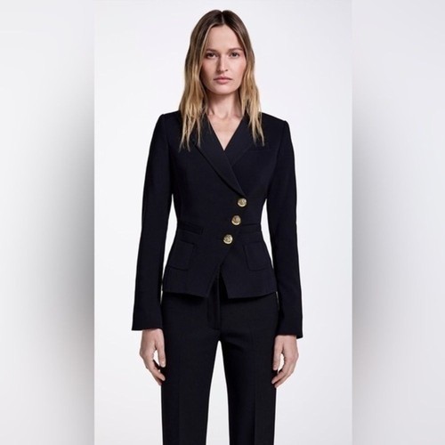 Blazer avvolgente asimmetrico