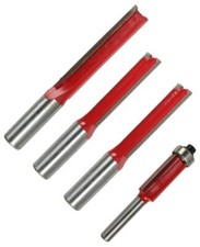 TCT Cucina Piano di Lavoro Fresa Verticale Cutter Punta Set, 4 Pezzi - 48578
