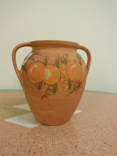 Anfora terracotta interno - terracotta,