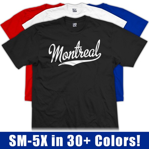 Shirt montreal script - t-shirt,