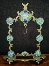 Vintage solid brass cloisonné - vintage,