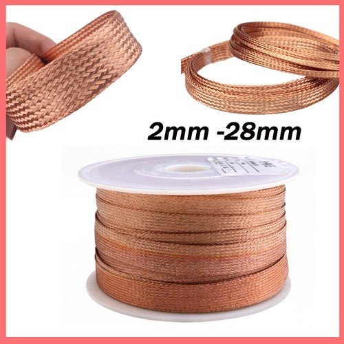 Cavo treccia rame puro piatto