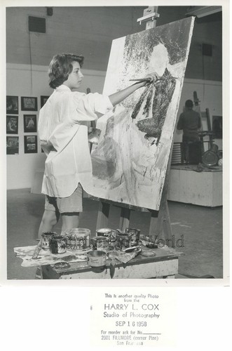 Giovane donna artista - giovane, by