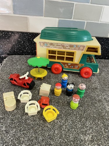 Fisher price set camper van - fisher,