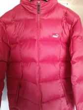 Piumino PUMA Originale uomo XL in Buone Condizioni. Colore Rosso.