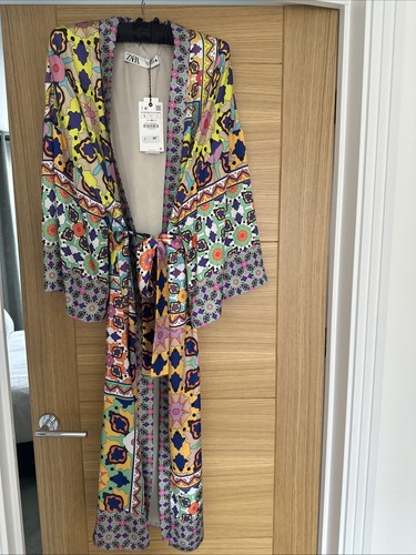 Kimono con cintura stampato