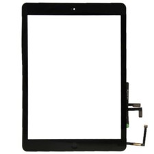 IPAD AIR 5 GEN TOUCH SCREEN VETRO NERO CON TASTO HOME BIADESIVO A1474 A1475 1476