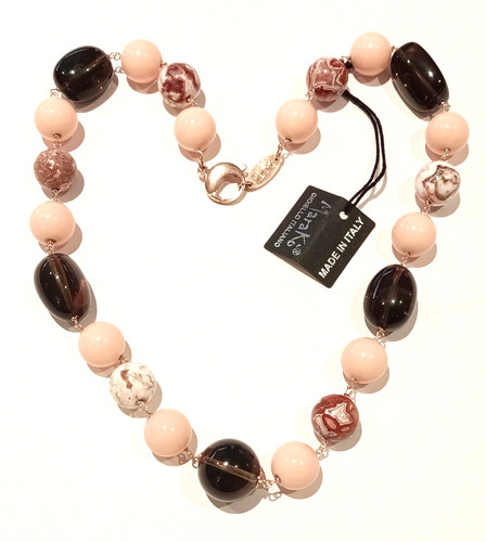 Collana argento 925 rose - collana, in