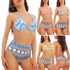 Bikini donna costume da bagno vita alta triangolo moda mare TOOCOOL SE6129
