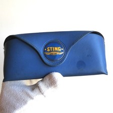 fodero occhiali da sole vista STING box case sunglasses astuccio custodia blu