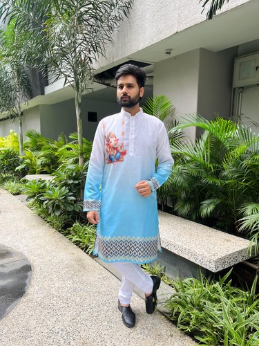 Uomo festive kurta ganesha - festive,