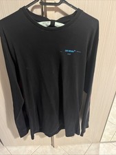 Off-White Felpa Nera ,Taglia L