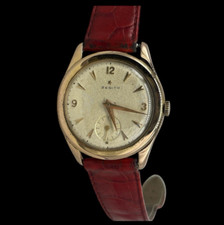 Orologio di Oro Giallo 18 Carati Uomo Zenith Stellina Vintage anni 50 Meccanico