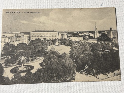 Cartolina molfetta villa - cartolina,