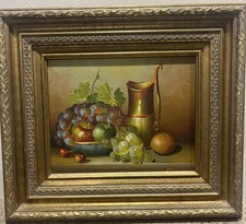 Dipinto olio vintage natura