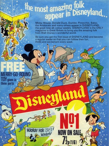 Walt disney 1971 disneyland - disney,