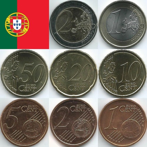 Monete euro portogallo dal - portogallo,