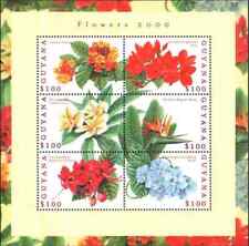 Guyana 2000 Fiori,Strelitzia,Uccellino del Paradiso Plumeria,Pianta,Natura,m/s MNH