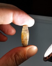 C Corundum Dark Yellow Crystal