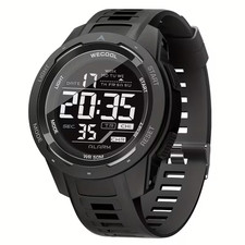 Orologio Sportivo Digitale LED Resistente Acqua 50m per Uomo Cronografo Allarme