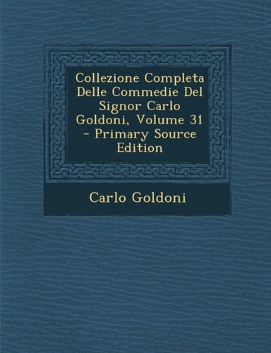 Goldoni collezione completa - goldoni,