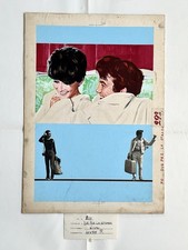 Bozzetto Pittorico Artista NISTRI-DUE PER LA STRADA Audrey Hepburn A. Finny