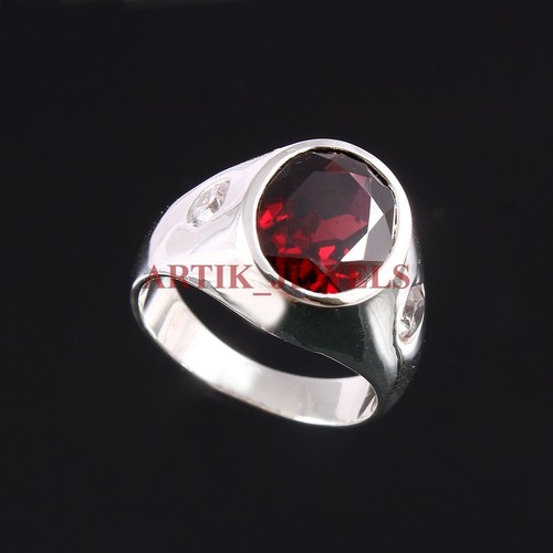 Naturale granato gemma con 14k - naturale,