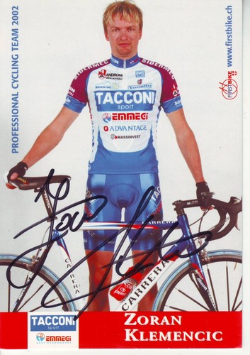 Cyclisme carte cycliste zoran - cyclisme,