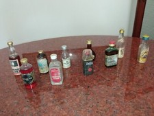 Lotto 3 - 10 rari mignon bottigliette collezione whisky scotch brandy liquori