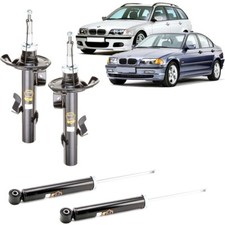 KIT 4 AMMORTIZZATORI ANTERIORI E POSTERIORI PER BMW SERIE 3 E46 316 318 320 D