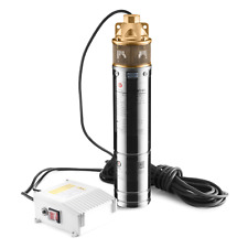 TIGMIG Pompa Sommersa Per Pozzi 750 W, Portata Max 2700 litri/h, Acciaio Inox